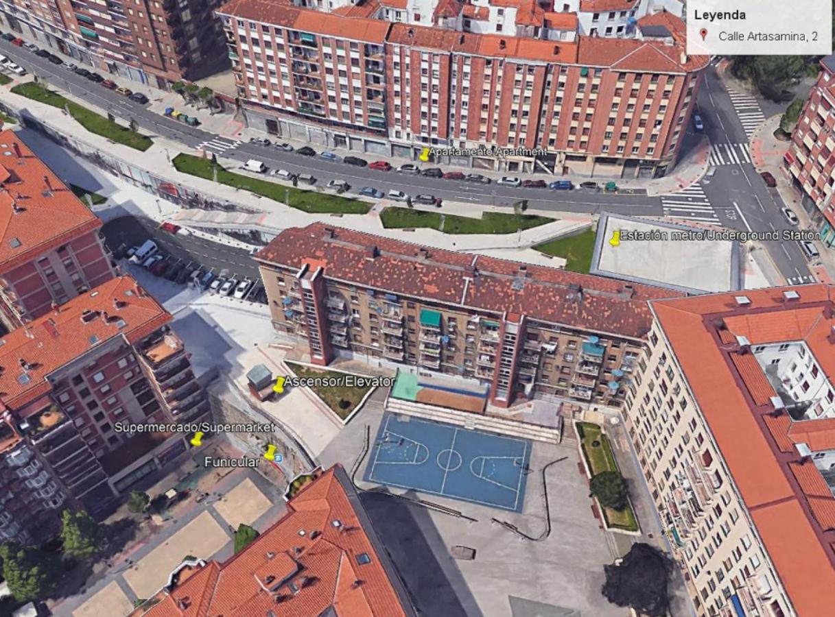 Апартаменты Calida Vivienda Turistica Centrica Junto Al Funicular Y Metro Бильбао Экстерьер фото